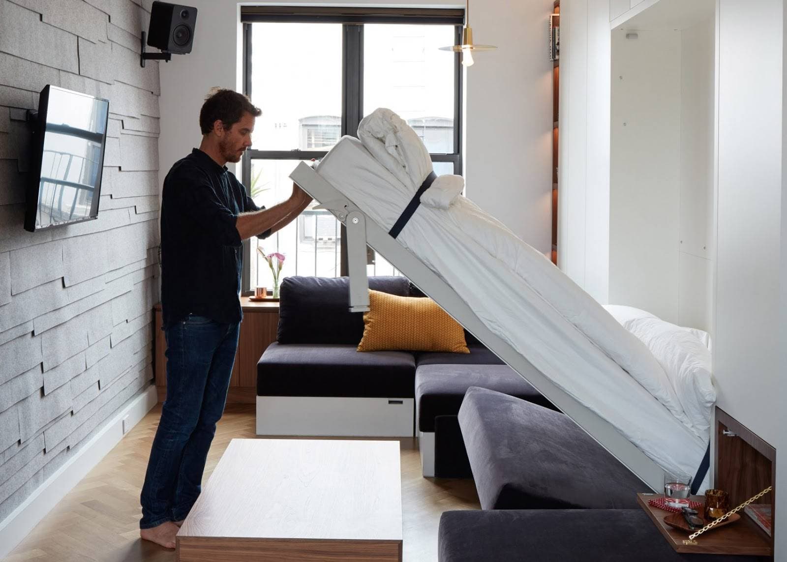 Khám phá căn hộ 33m2 với thiết kế gấp đôi chức năng được định giá hàng trăm triệu đồng/m2 ở New York