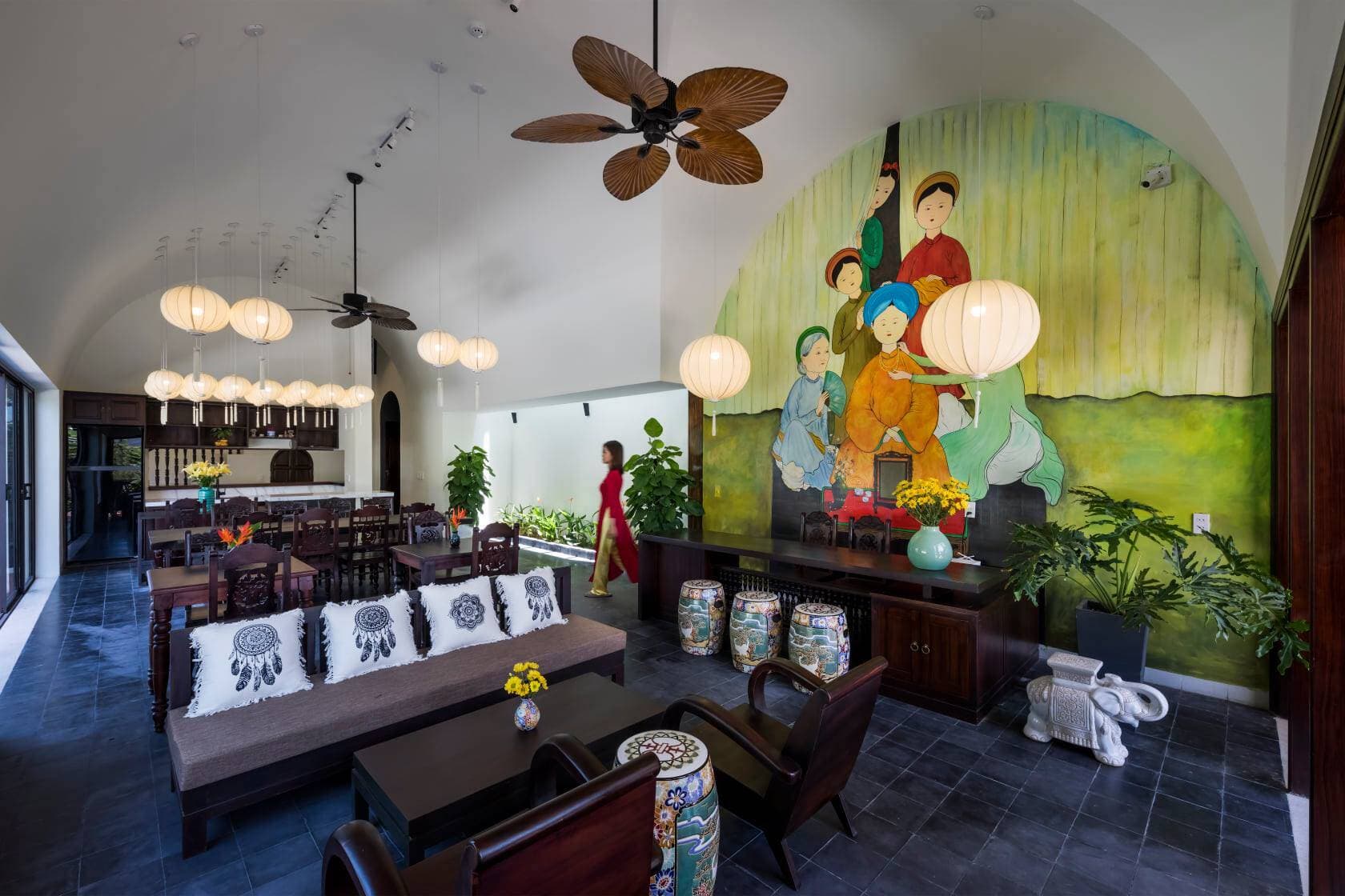 [Review] Hội An Ơi Villa - Biệt thự du lịch mới toanh, tái hiện nhịp nhàng tinh thần phố cổ Hội An trong kiến trúc