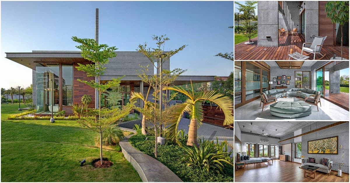Nhà 2 tầng hướng Tây Nam có giải pháp chống nóng hiệu quả, là tổ ấm xanh mát của gia đình 3 thế hệ