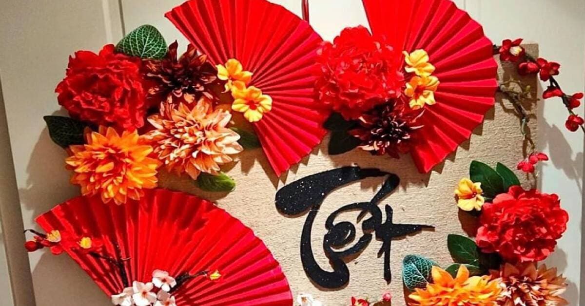 Hướng dẫn trang trí nhà cửa đón Tết bằng đồ handmade