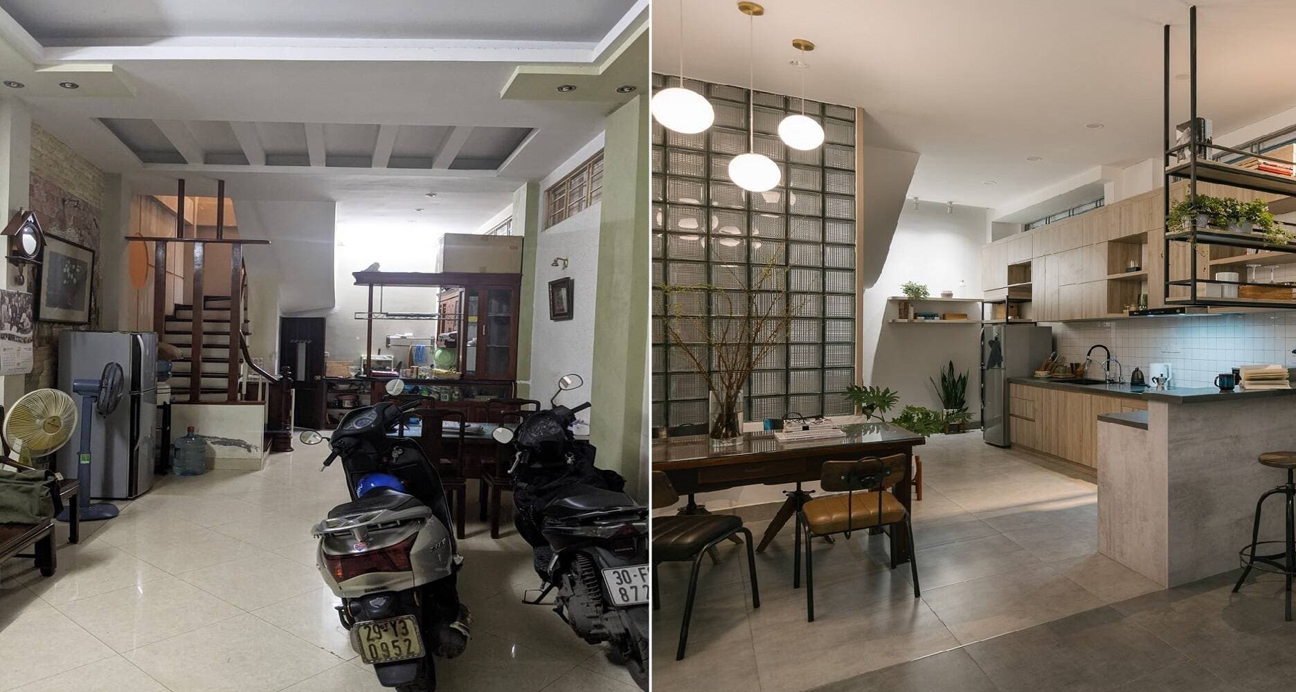 Cải tạo nhà 35m2 trong ngõ với 350 triệu đồng, thỏa mãn nhu cầu tập luyện tại gia của chàng trai mê kiếm đạo
