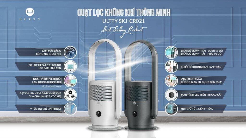 List đồ Ultty giảm tới 66% máy lọc không khí, robot hút bụi, quạt tháp… giá cực tốt