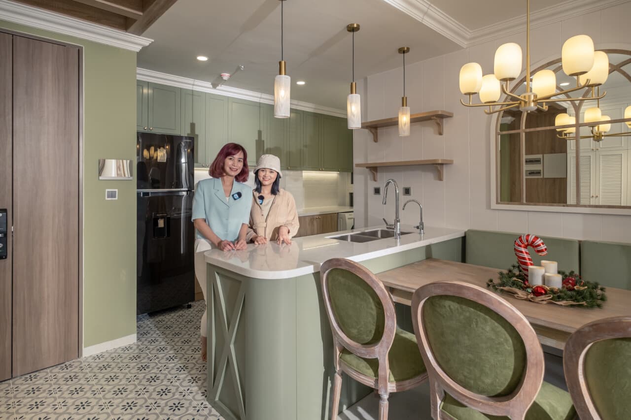 Ghé thăm căn hộ 75m2 gam màu xanh pastel của thành viên group Happynest