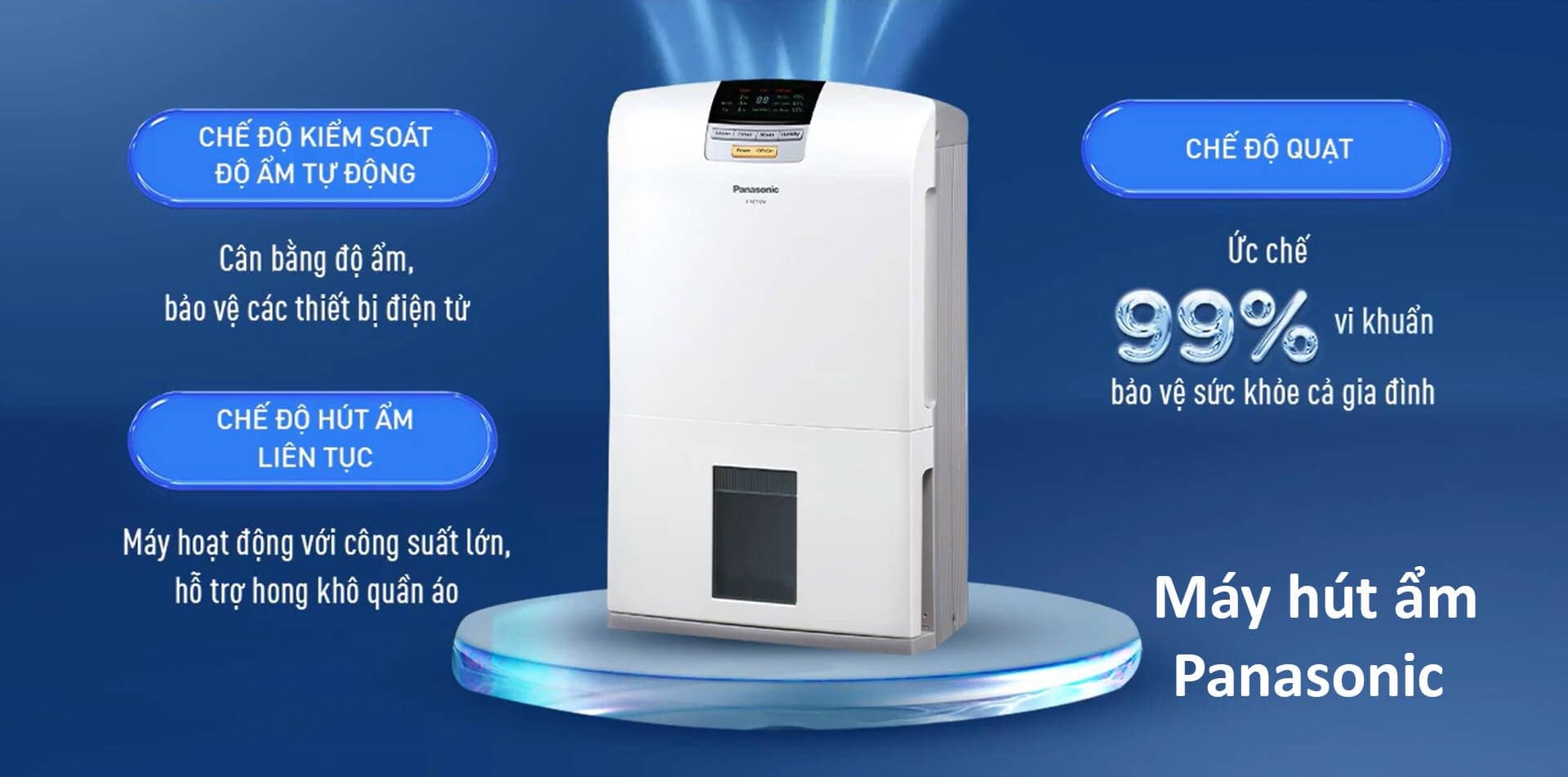 TOP 3 máy hút ẩm Panasonic đáng mua nhất 2023 - 2024