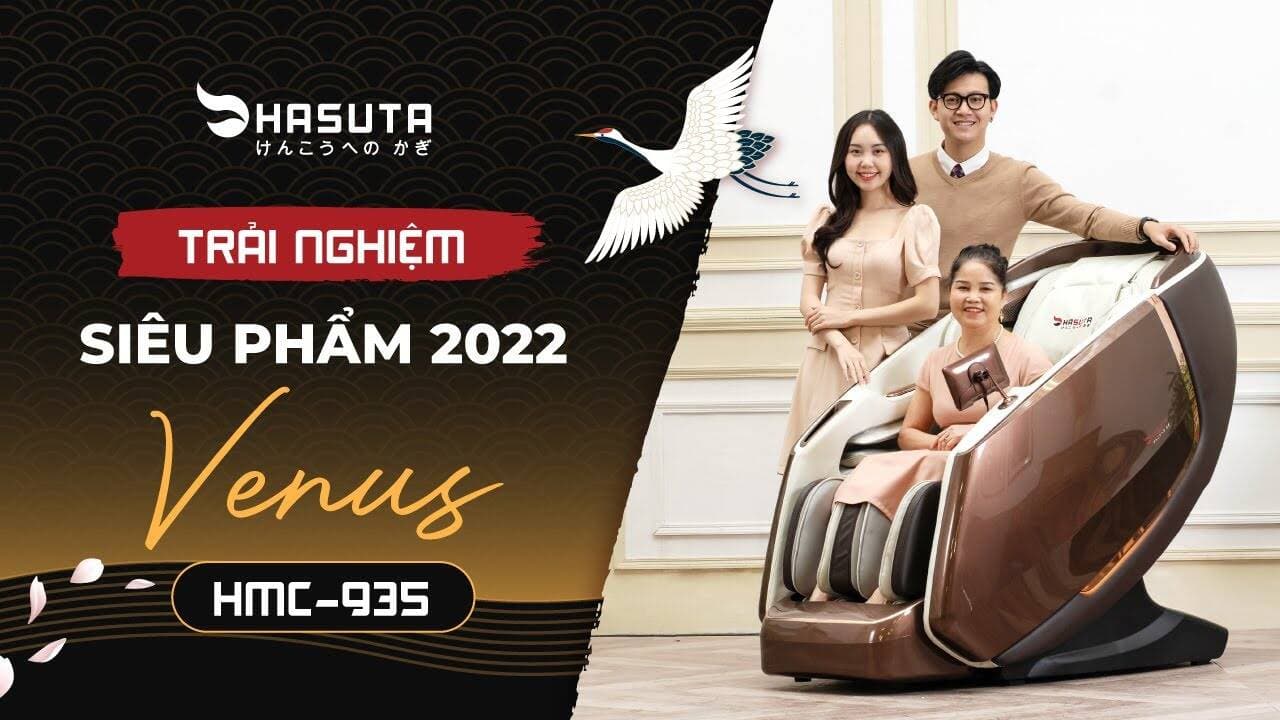 Review Ghế massage cao cấp Hasuta HMC-935 Venus dùng có tốt không? Giá bao nhiêu?