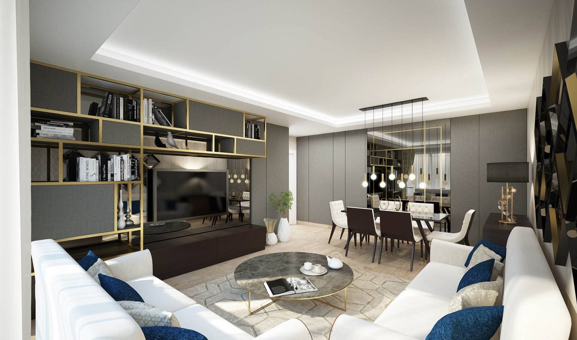 TOP mẫu thiết kế nội thất chung cư 2 phòng ngủ đẹp, sang trọng