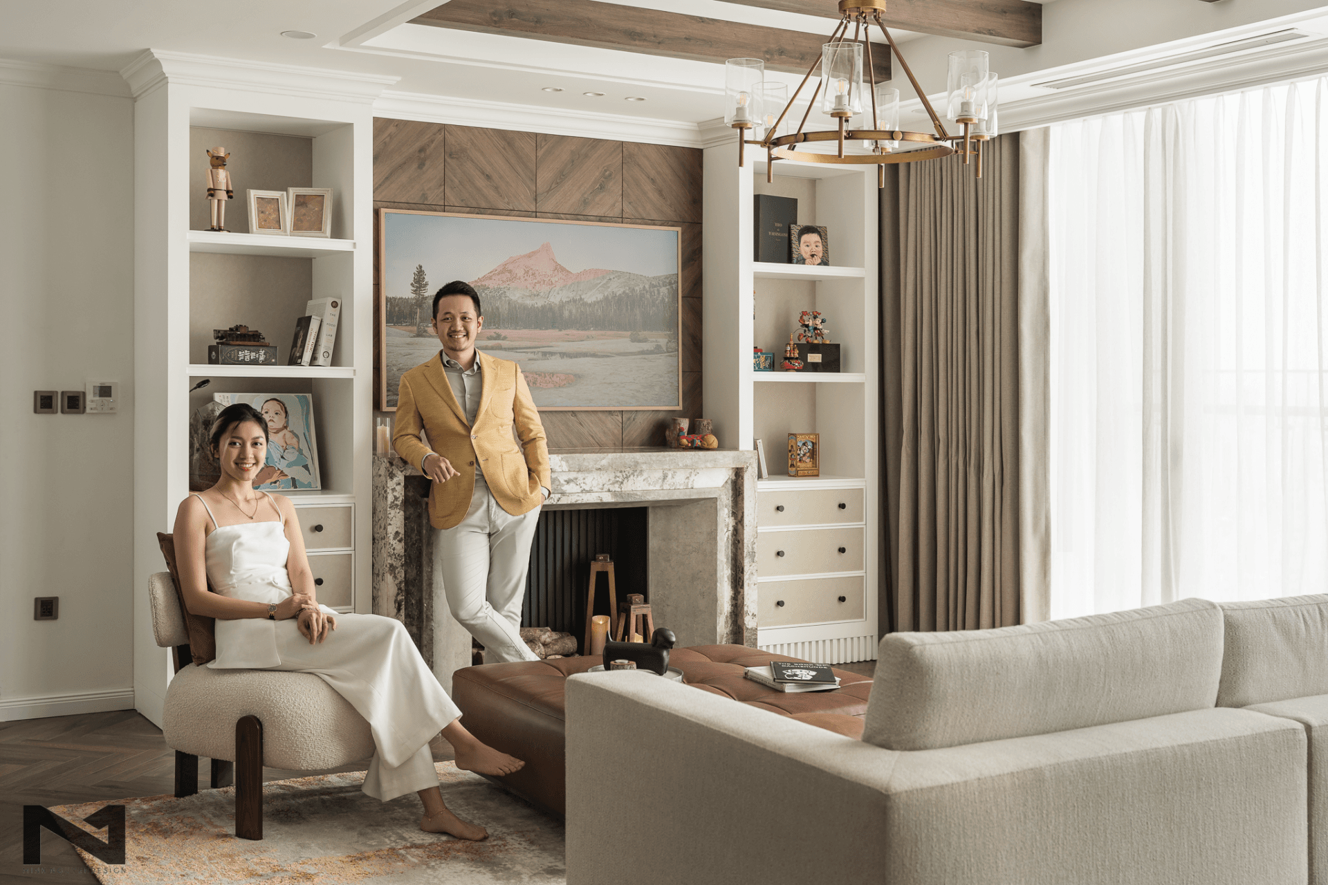 Penthouse Sungrand City Thuỵ Khuê - Căn hộ mang phong cách American Country lịch lãm và trang trọng