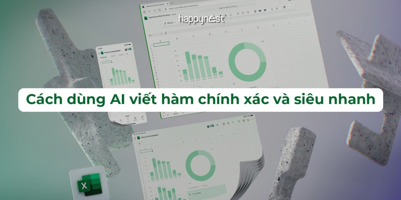 Top 7 công cụ AI tạo công thức Excel miễn phí: Viết hàm siêu nhanh, chuẩn từng ký tự