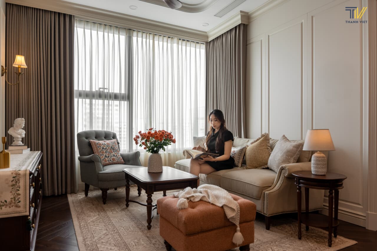 Căn hộ Velia House 3 ngủ phong cách Traditional tại The Legend