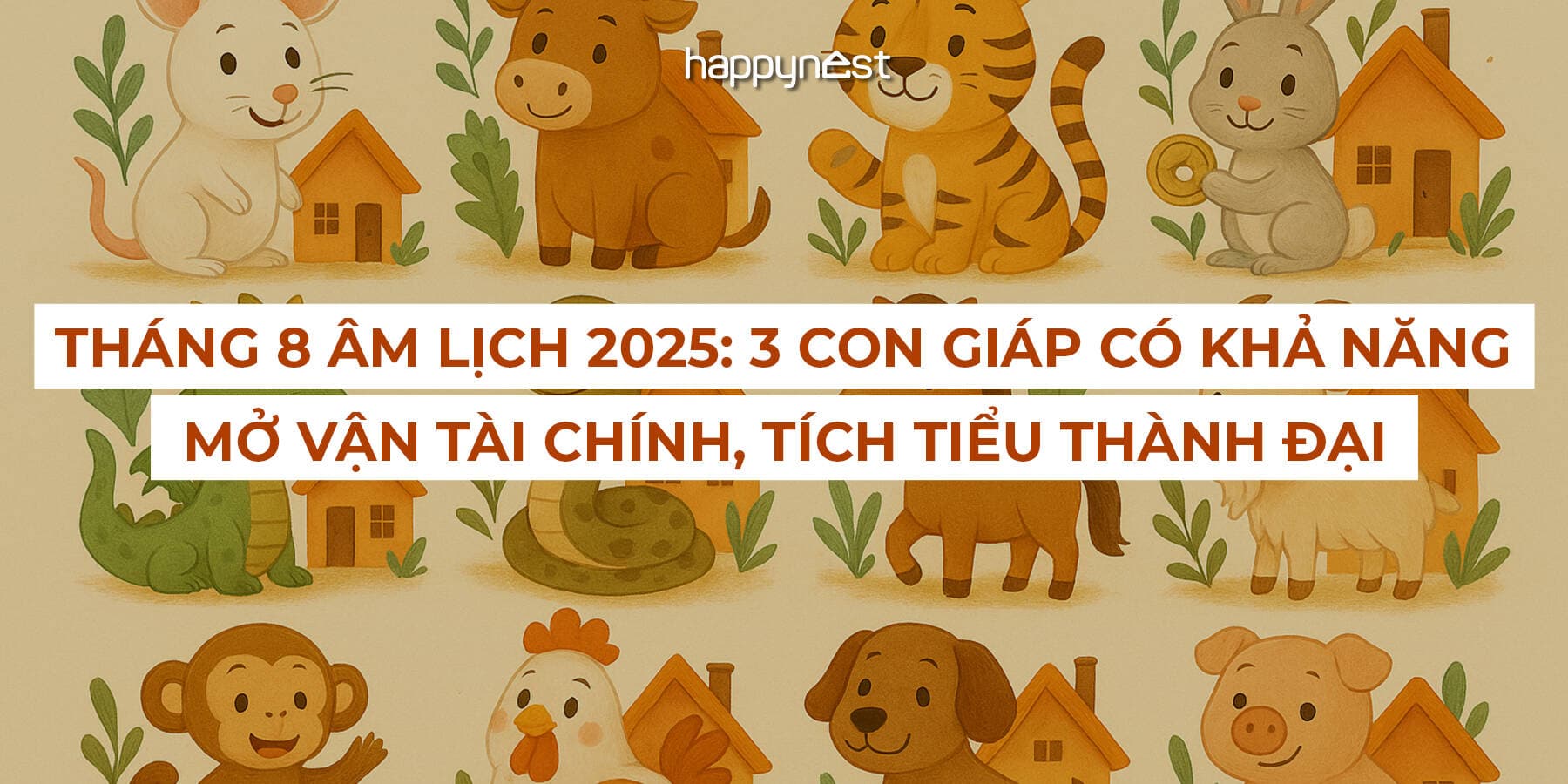Tháng 8 Âm lịch 2025: 3 con giáp có khả năng mở vận tài chính, tích tiểu thành đại