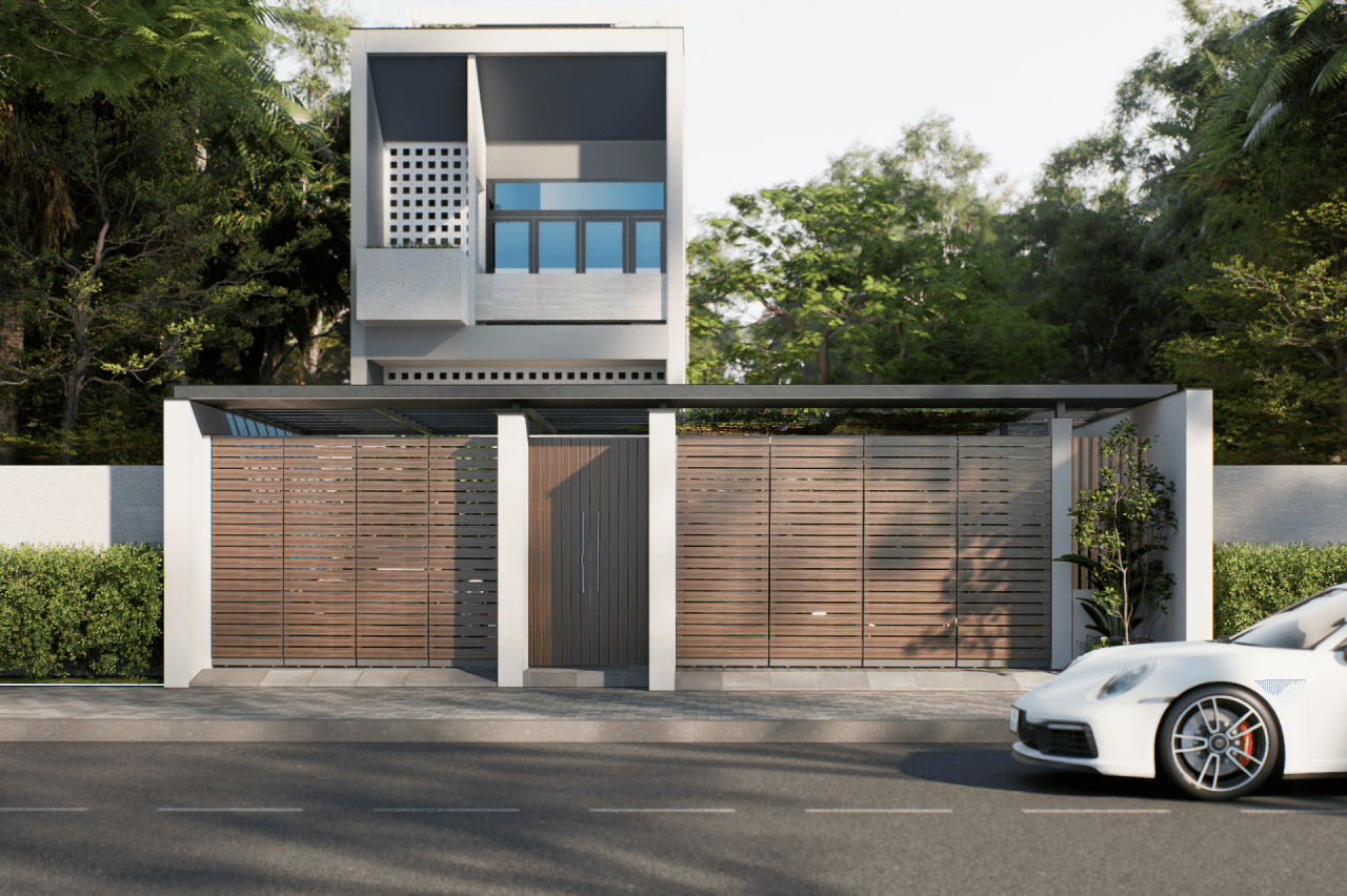 Tu’s House Tây Ninh ngôi nhà hướng Tây Nam mát mẻ nhờ giải pháp chống nóng thông minh từ 3A Design