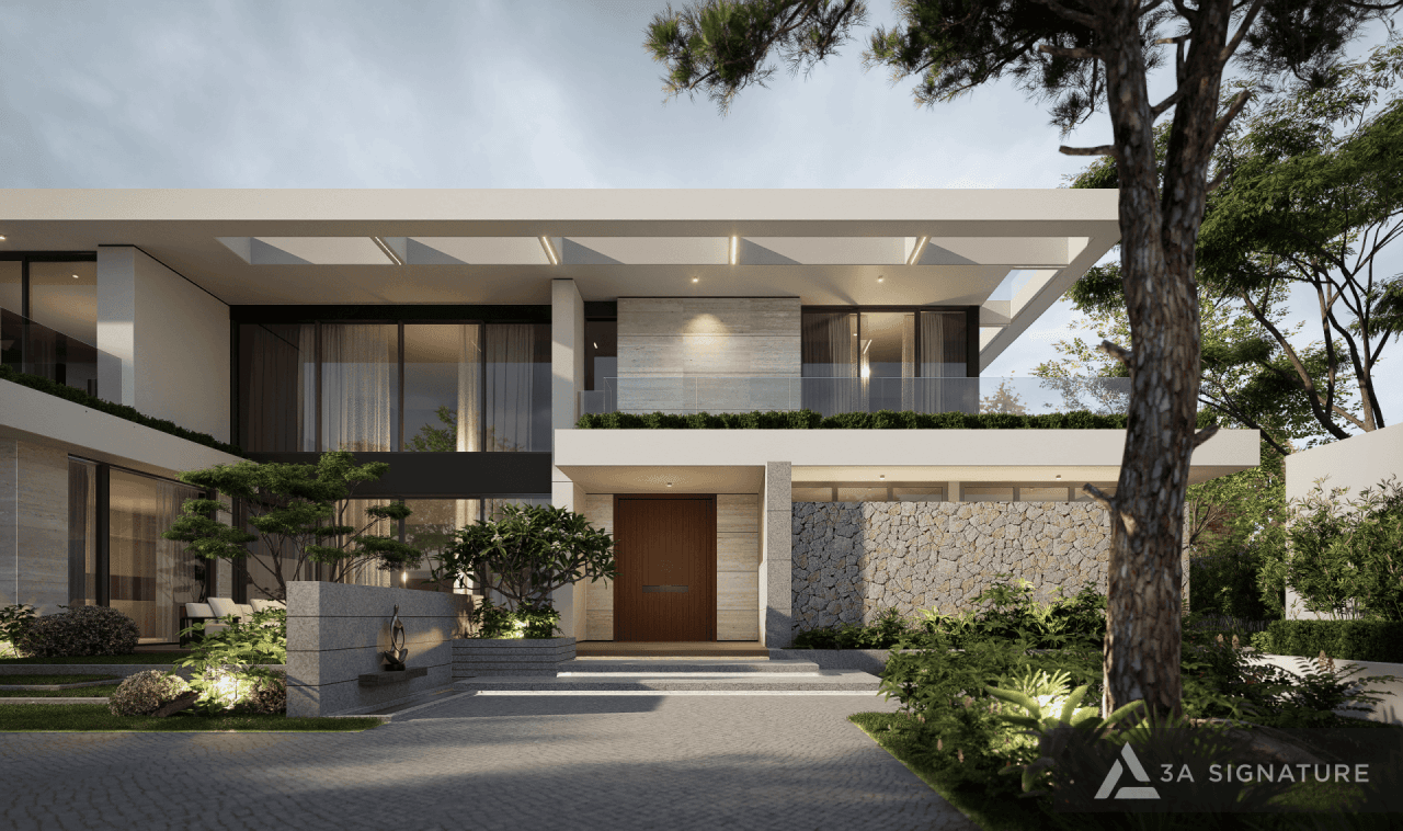 Biệt thự Harmony Villa tại Bình Dương với kiến trúc Modern Tropical và giải pháp sống xanh