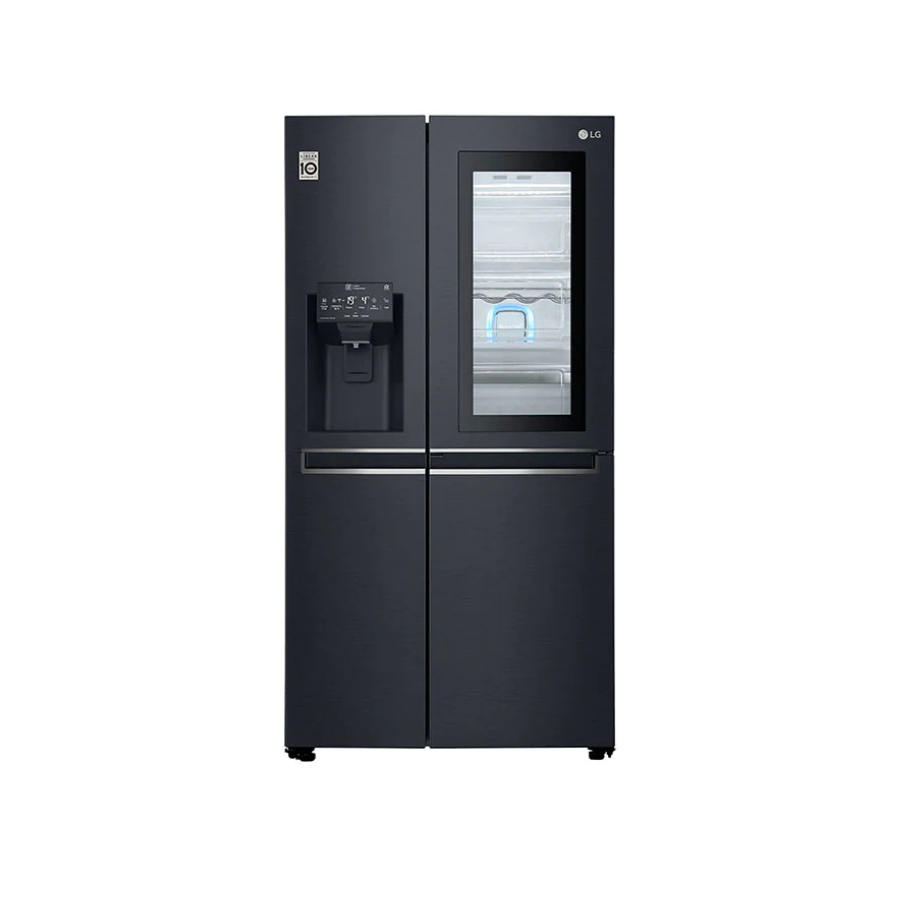 LG Instaview Door-In-Door™ 668L Tủ lạnh Inverter Side by side (Đen)