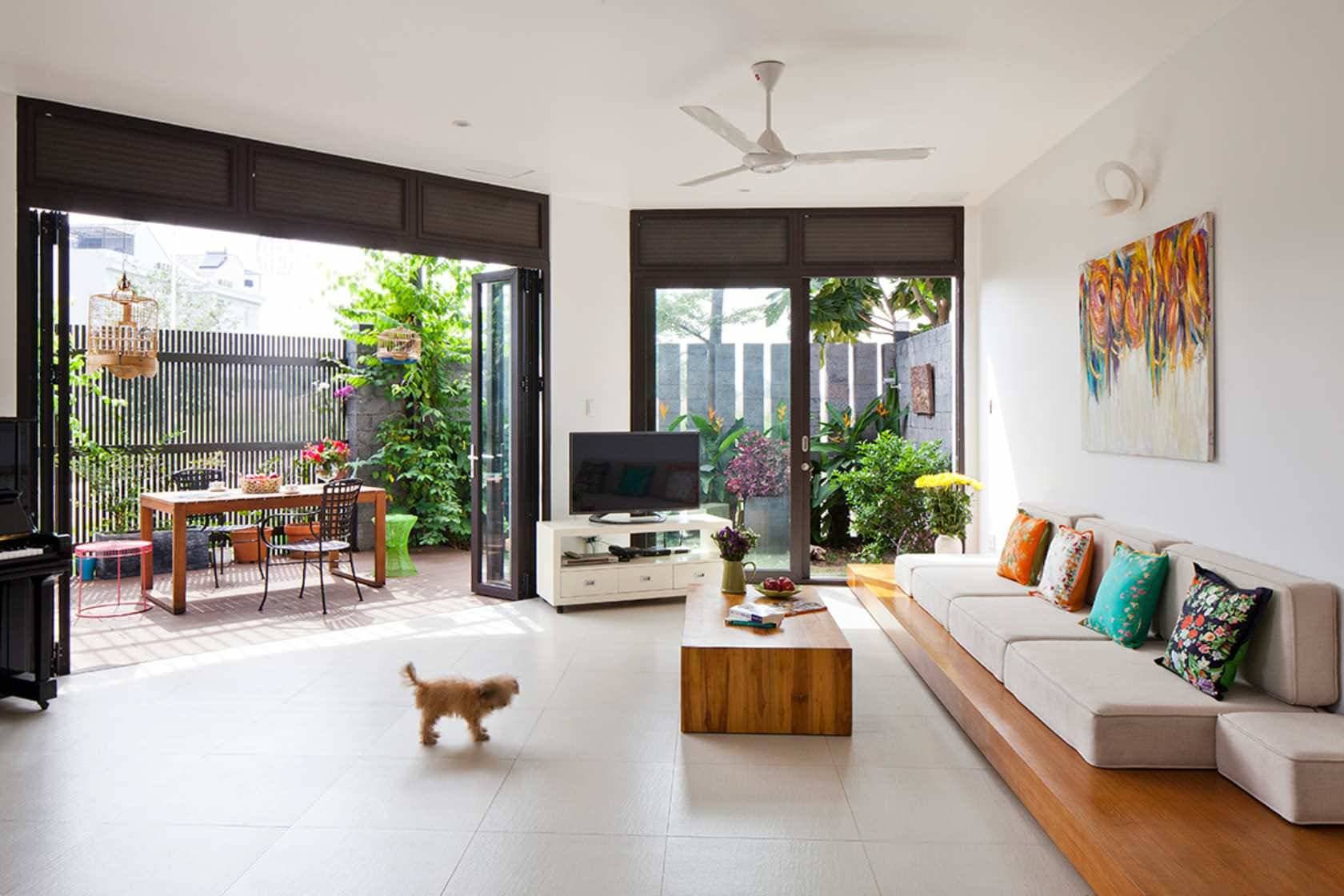 Ngôi nhà với sân vườn xanh mát tại Hồ Chí Minh
