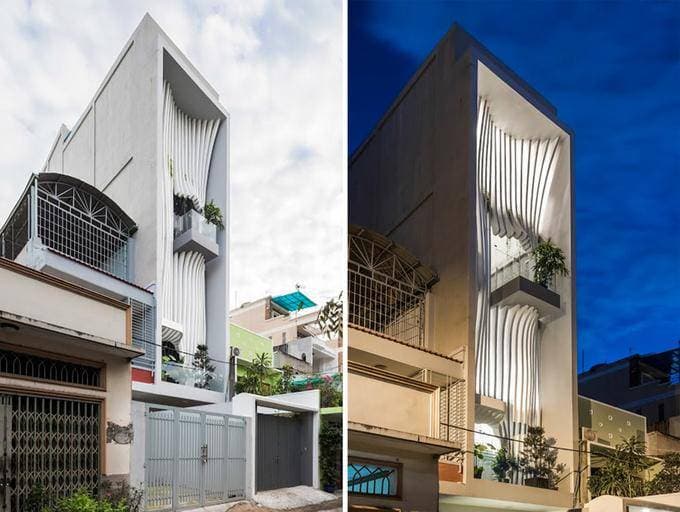D.11 House – căn nhà với mặt tiền như dải lụa chỉ vỏn vẹn 44 m2 ở Sài Gòn nhưng rộng rãi, thoáng đãng đến bất ngờ