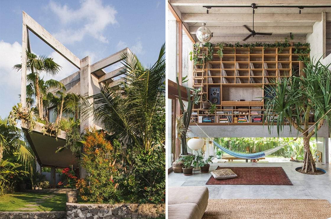 Hòa mình vào không gian nhiệt đới, an nhiên với kiến trúc thô mộc của Brutalist Tropical Home ở Bali
