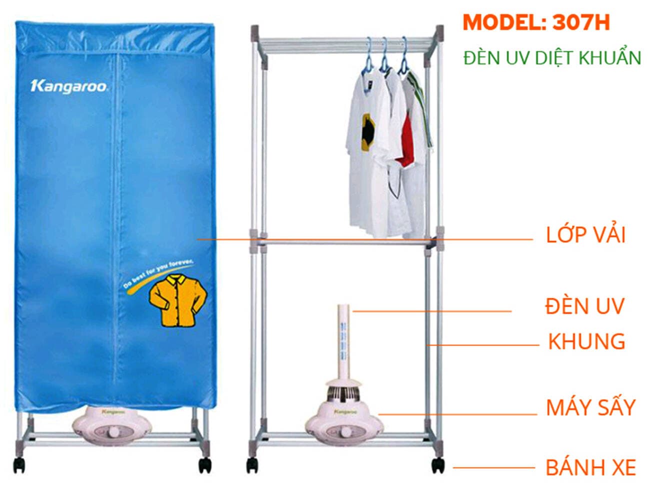 Điểm danh 5 loại tủ sấy quần áo giá tầm trung được ưa chuộng nhất hiện nay