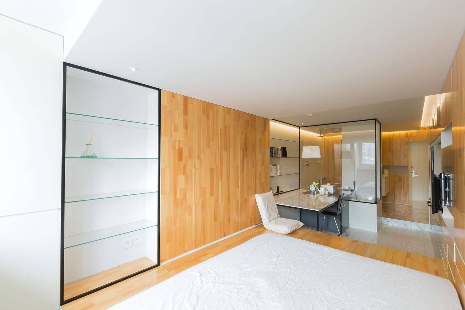 Mẫu thiết kế căn hộ studio 40m2 2026 tối ưu ánh sáng tự nhiên kèm ảnh thực tế
