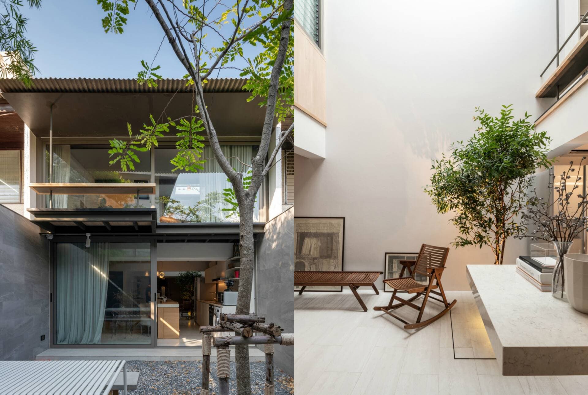 Nhà phố 150m2 hiện đại, sáng thoáng, đủ yên tĩnh để nghỉ ngơi nhưng cũng không tách biệt với vẻ nhộn nhịp bên ngoài