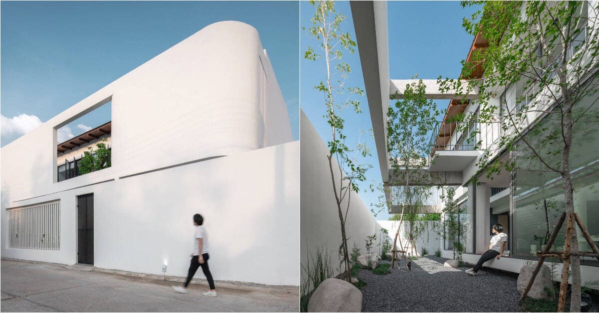 Biệt thự Thái Lan 400m2 thiết kế khép kín với bên ngoài, bên trong là không gian rộng rãi, tiện nghi hoàn hảo