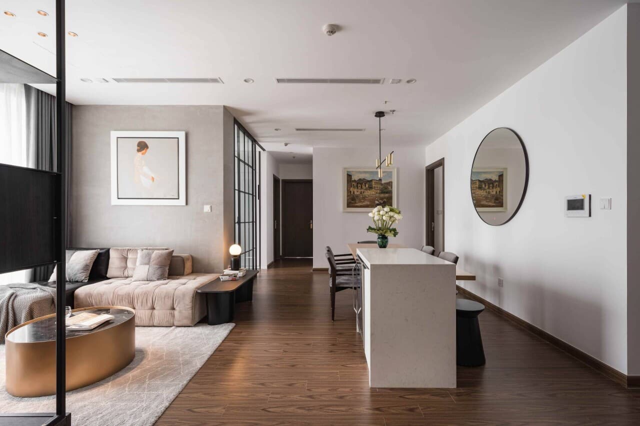Căn hộ 130m2 của cặp vợ chồng có “đủ nếp đủ tẻ”, thiết kế hiện đại và ấn tượng với chi phí 800 triệu đồng