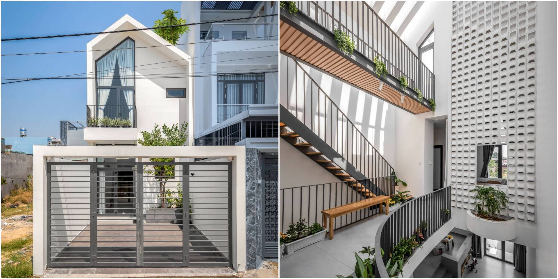 Nhà ống 3 tầng, chi phí 1,8 tỷ đồng, thiết kế để “giải tỏa áp lực” cho cặp vợ chồng trẻ