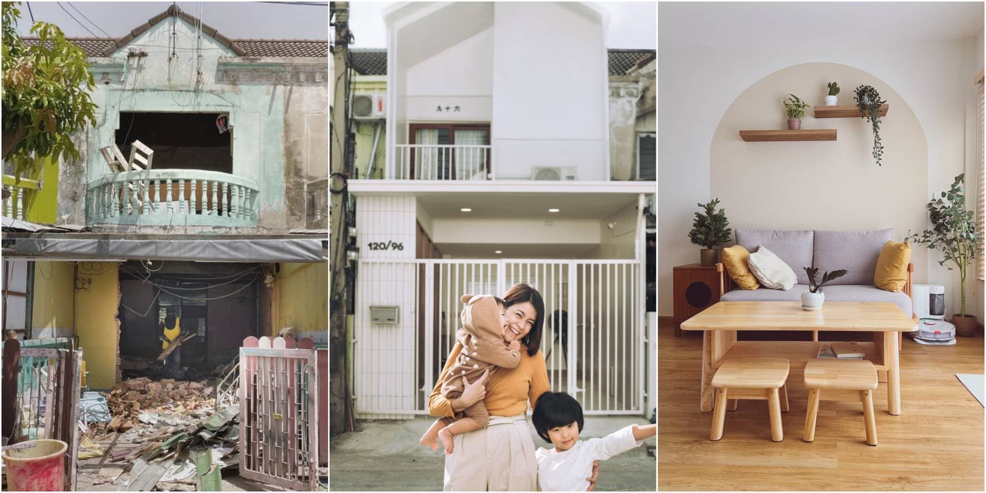 Cải tạo thành công nhà phố 2 tầng ẩm thấp, mẹ và 2 con hạnh phúc khi được sống trong tổ ấm mới