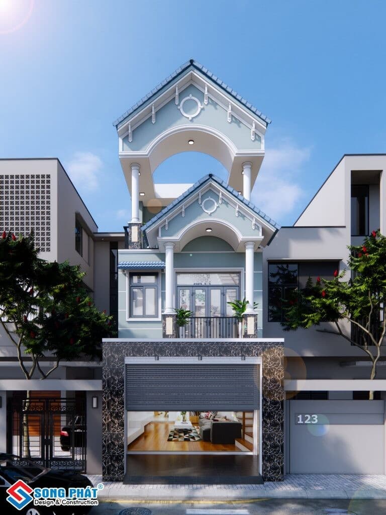 Nhà 2 tầng mái thái phong cách thiết kế ưa chuộng của nhiều chủ đầu tư