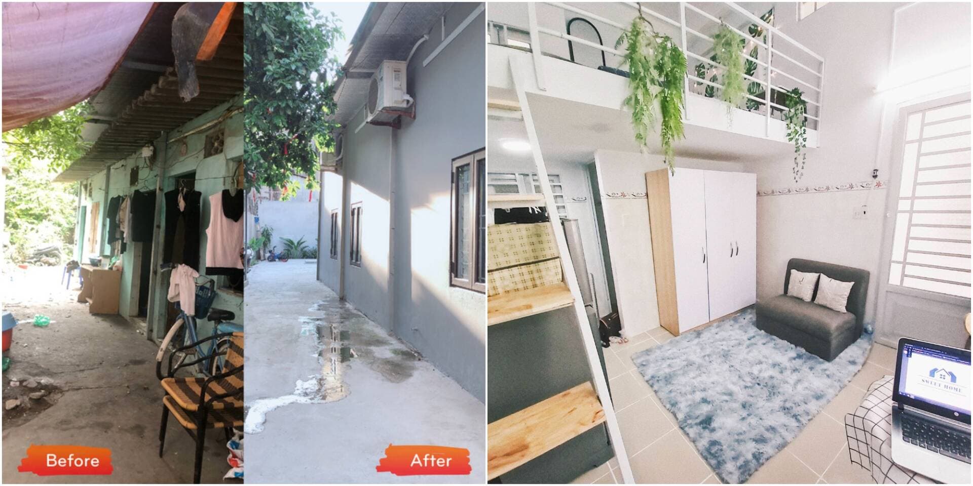 5 màn cải tạo nhà trọ giá rẻ thành công của gia chủ Việt