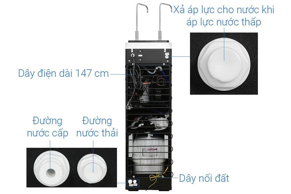 10 điểm nổi bật và đáng tiền của Máy lọc nước Mutosi Hydrogen Pro Ion Kiềm MP-F081-HC4H3
