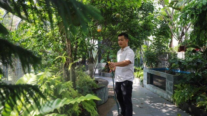 Học gia chủ Sài Gòn thiết kế khu vườn nuôi chim trên sân thượng với 200 triệu đồng