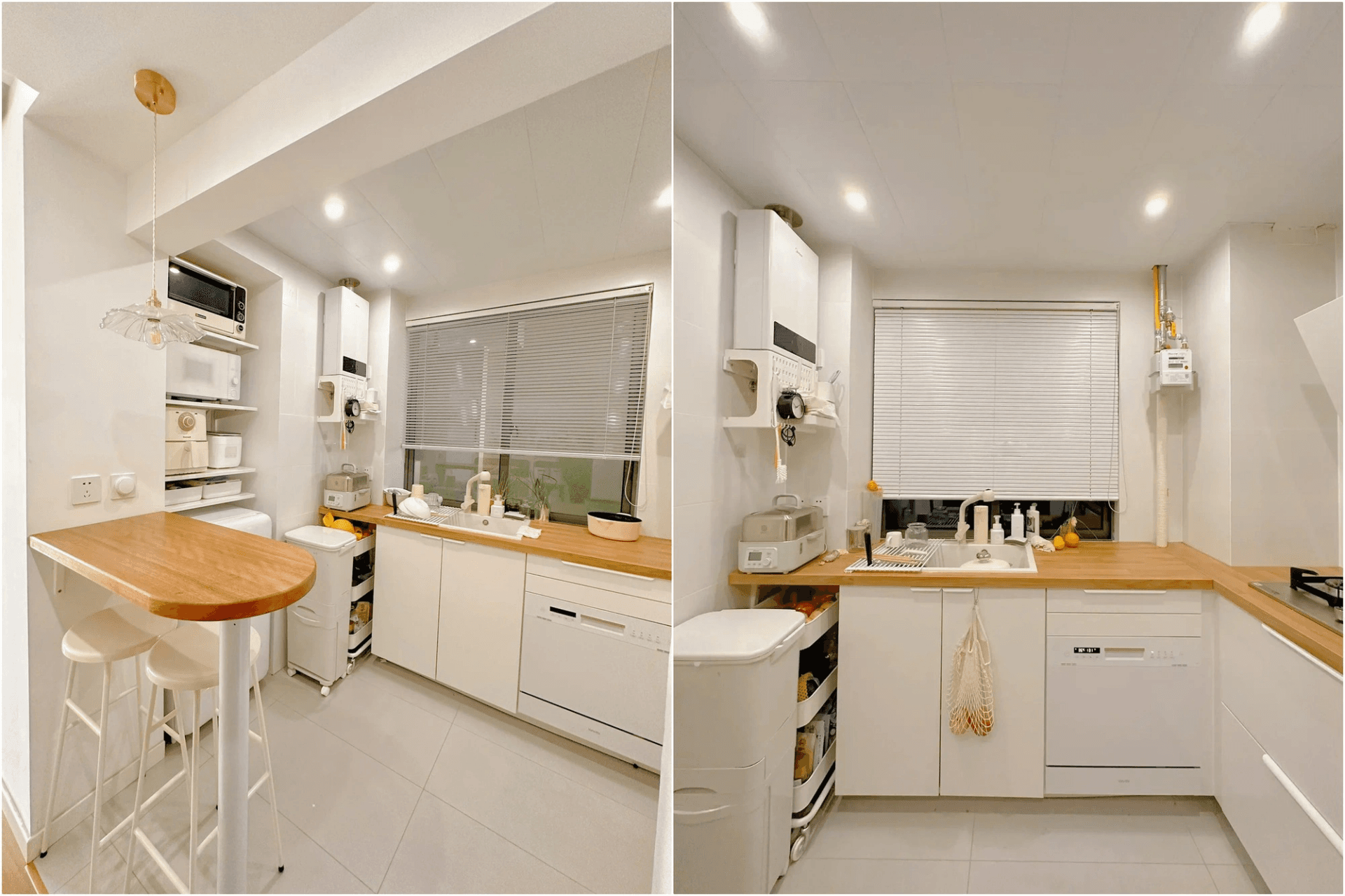 Căn hộ 43m2 có đến 2 phòng ngủ nhờ sự cải tạo vô cùng hợp lý của mẹ đơn thân