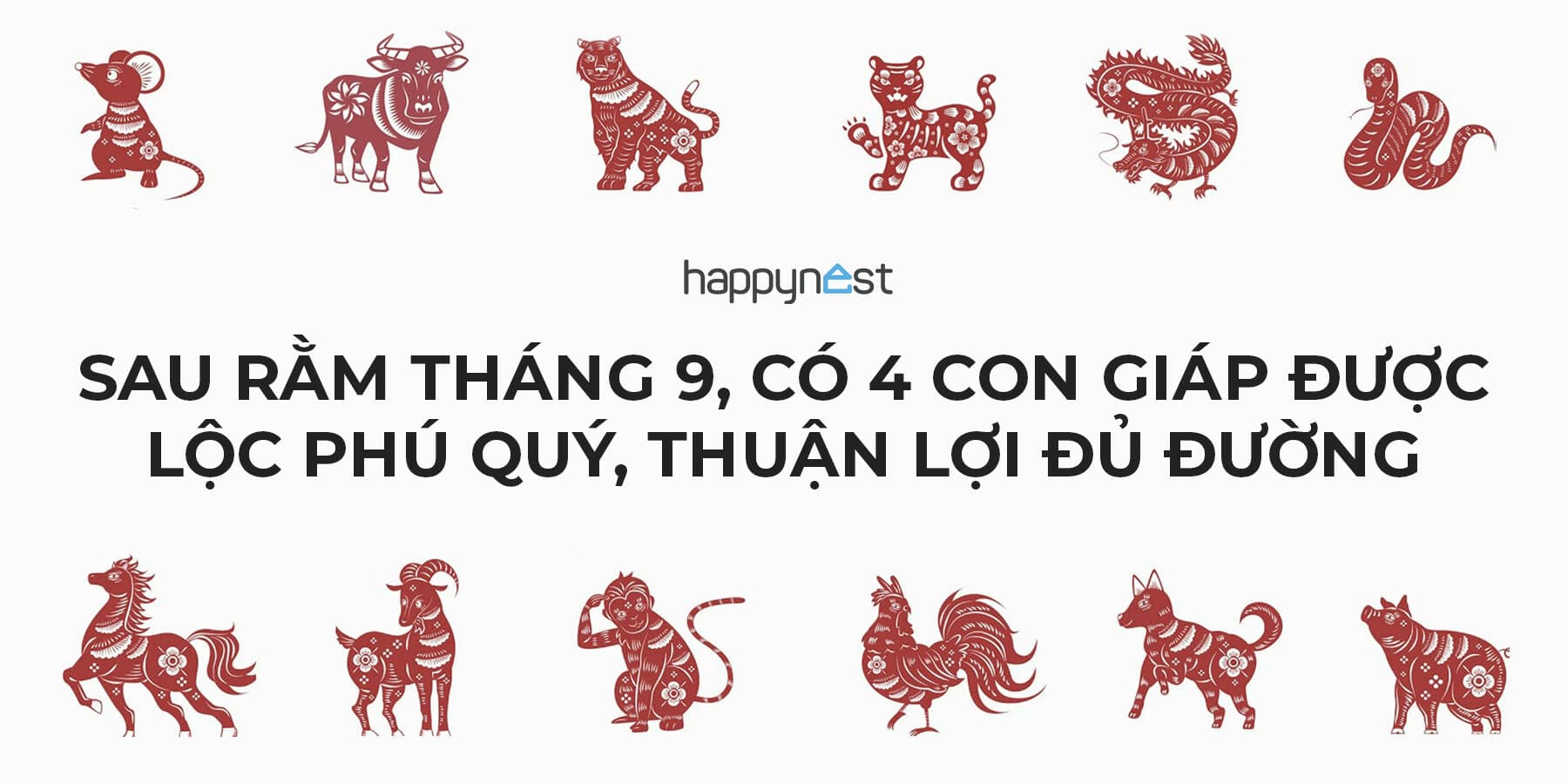 Sau Rằm tháng 9 Âm lịch, có 4 con giáp được lộc phú quý, thuận lợi đủ đường
