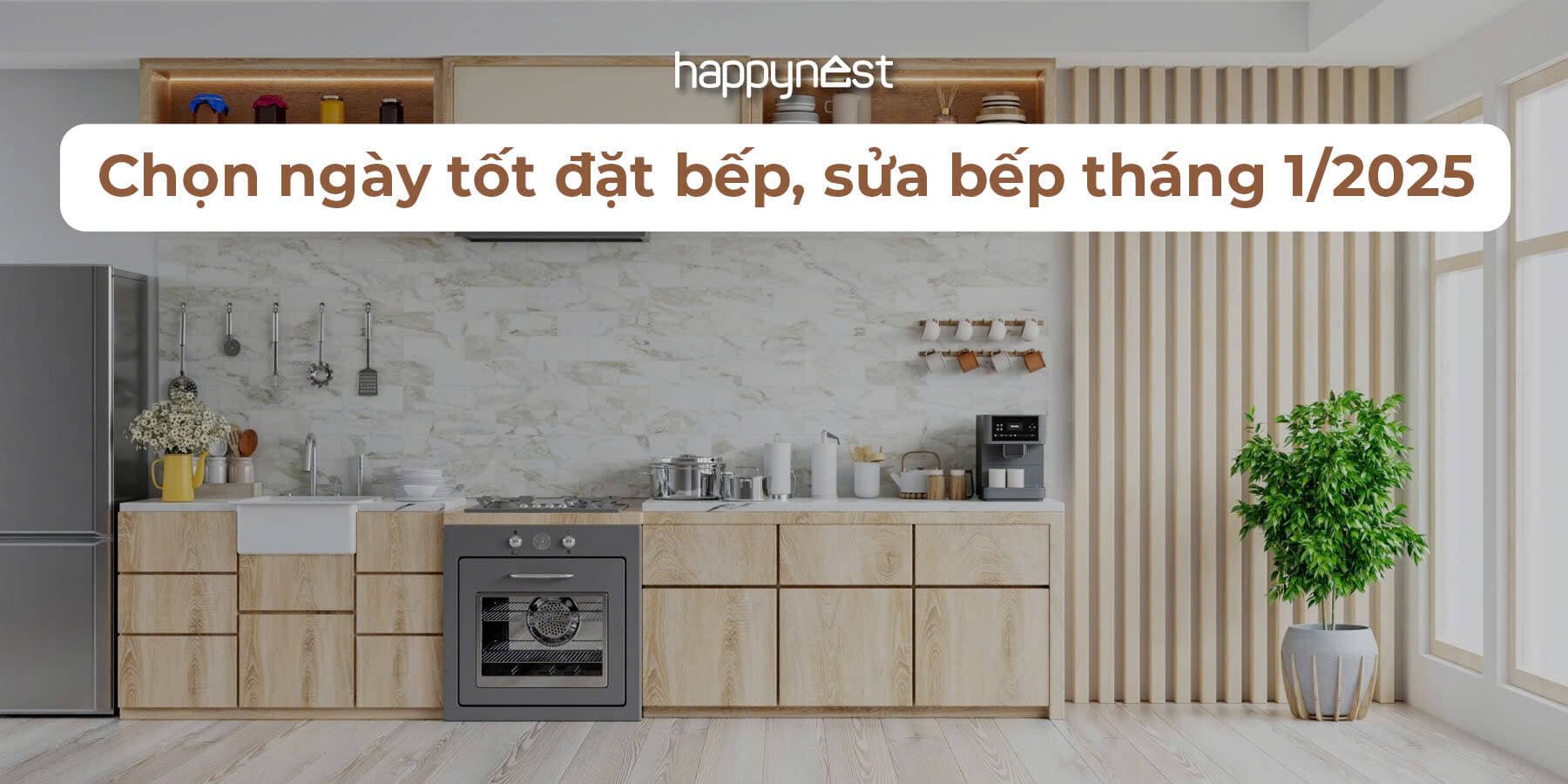 Ngày tốt đặt bếp tháng 1 năm 2025: Hướng dẫn chọn ngày đẹp