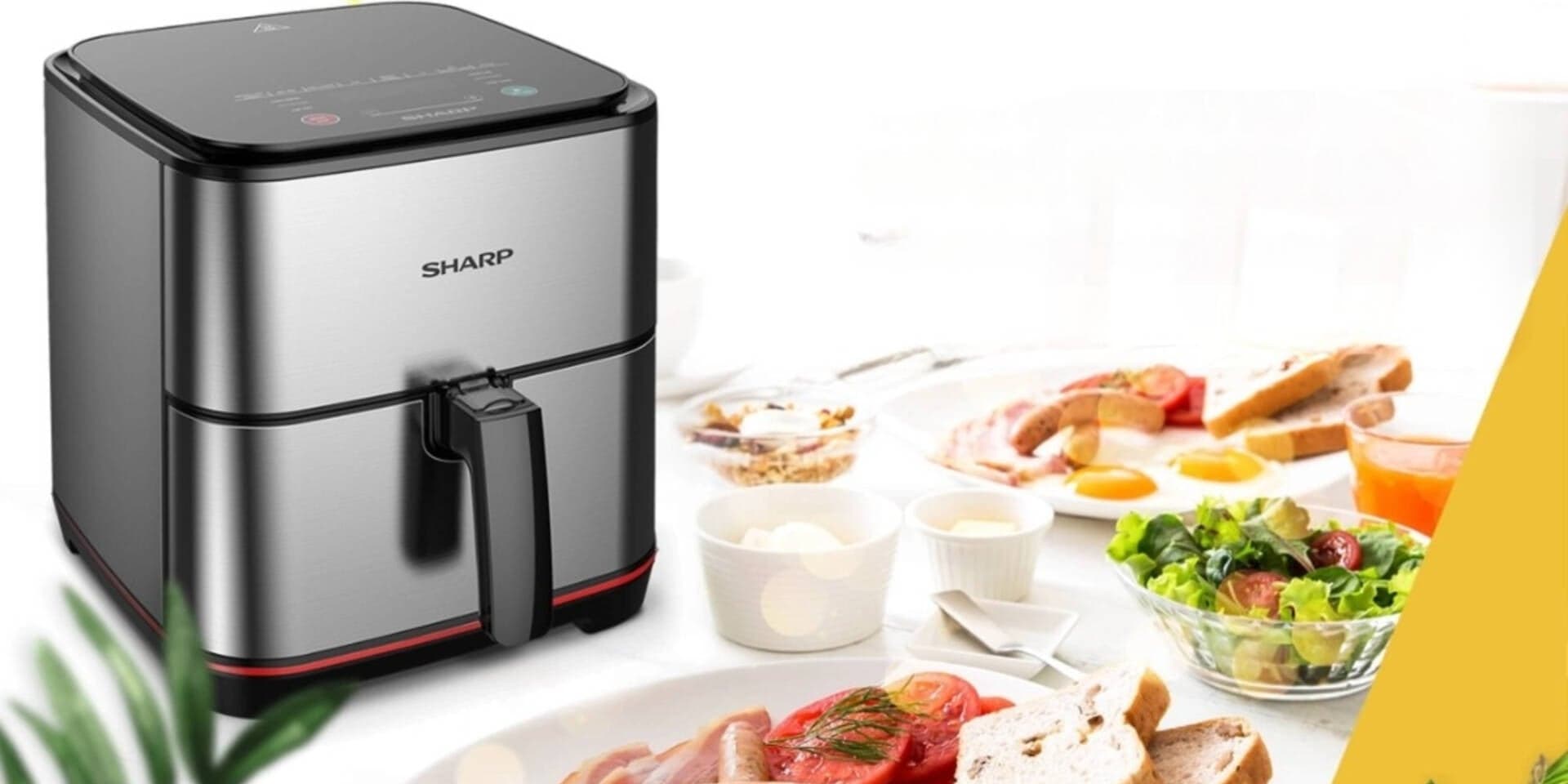 Review chi tiết về nồi chiên không dầu Sharp 7 lít