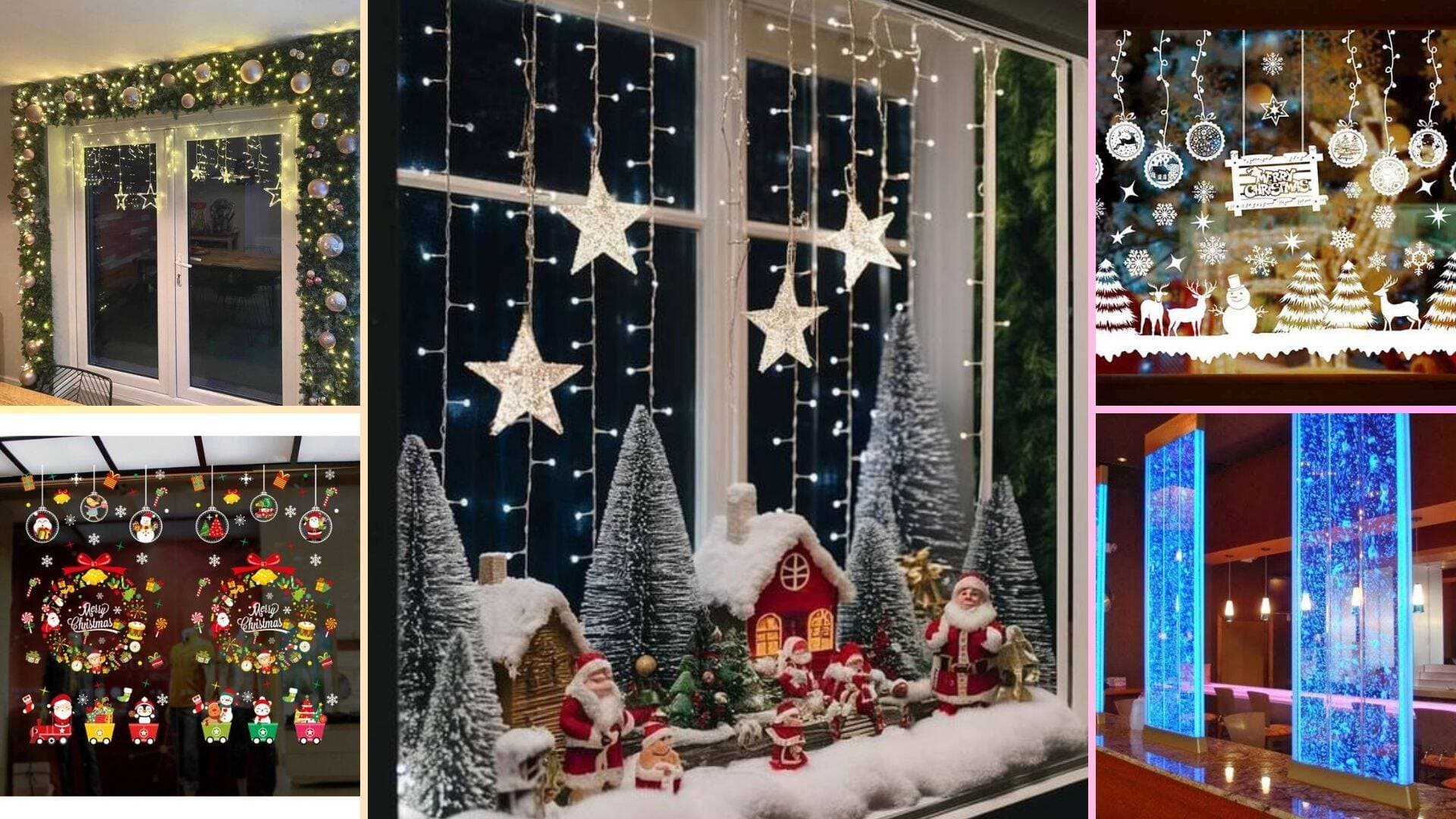 Trang trí cửa kính Noel sao cho bắt mắt và ấn tượng nhất?