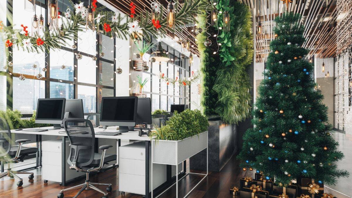 11+ Ý tưởng trang trí Noel văn phòng ấm, cúng, sáng tạo