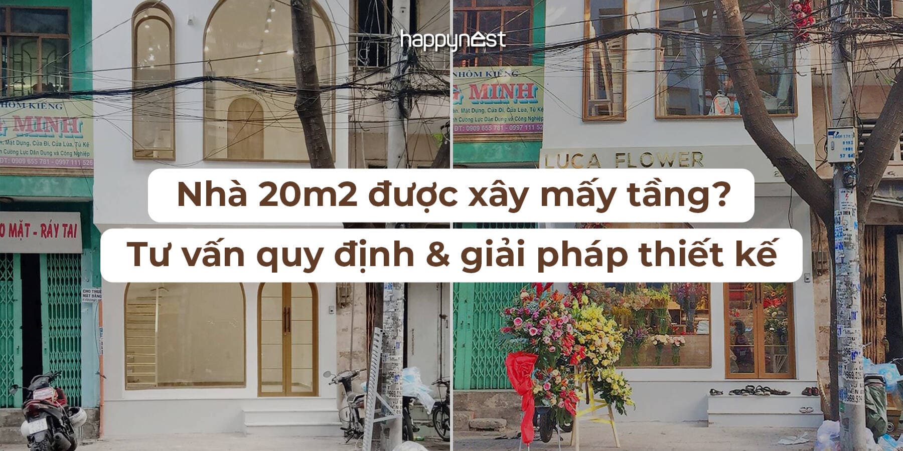 Nhà 20m2 ở Hà Nội được xây tối đa bao nhiêu tầng? Cập nhật quy định 2025 mới nhất