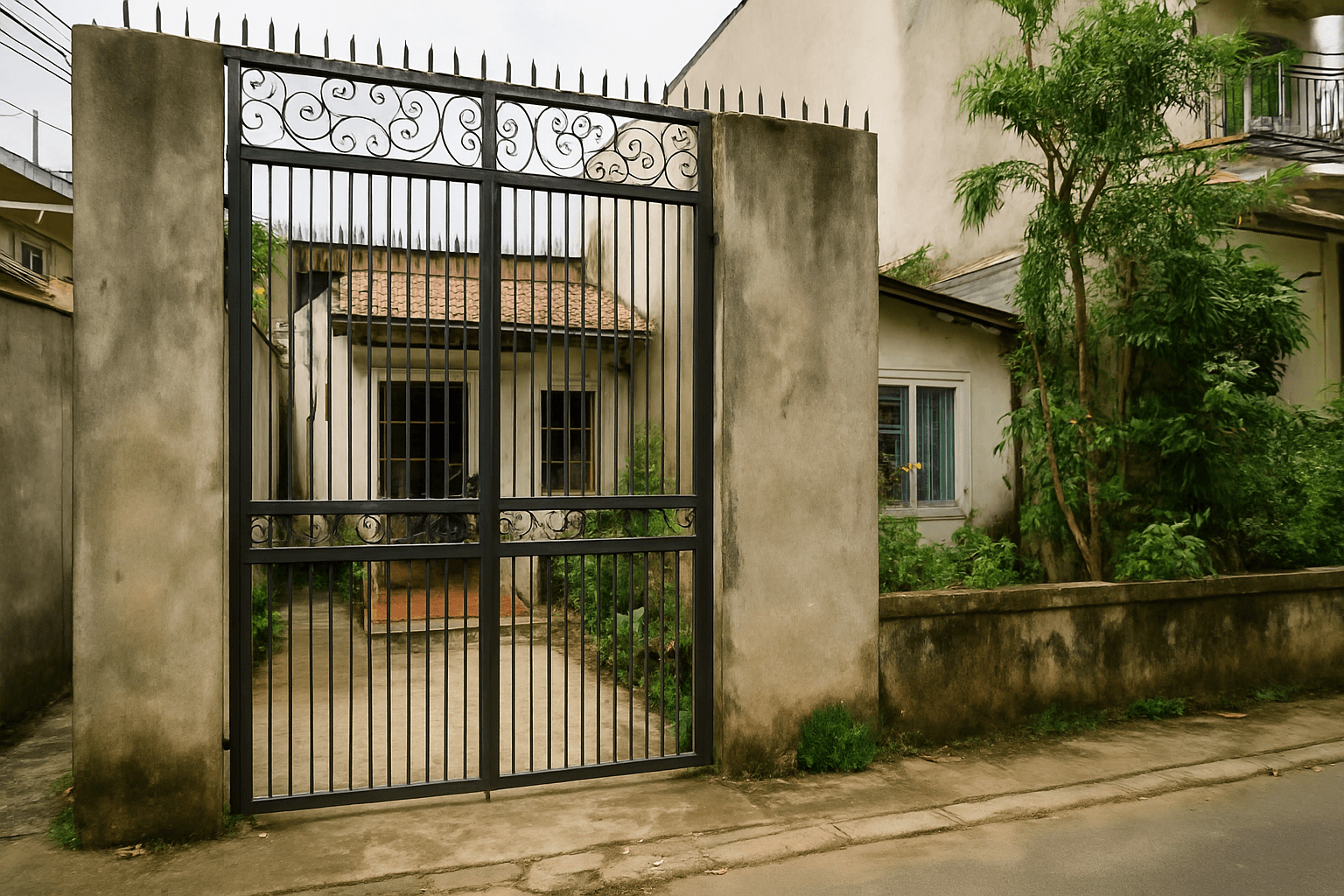 Cổng cao hơn nhà là lỗi đại kỵ phong thủy: Gia đạo bất ổn, tài lộc thất thoát