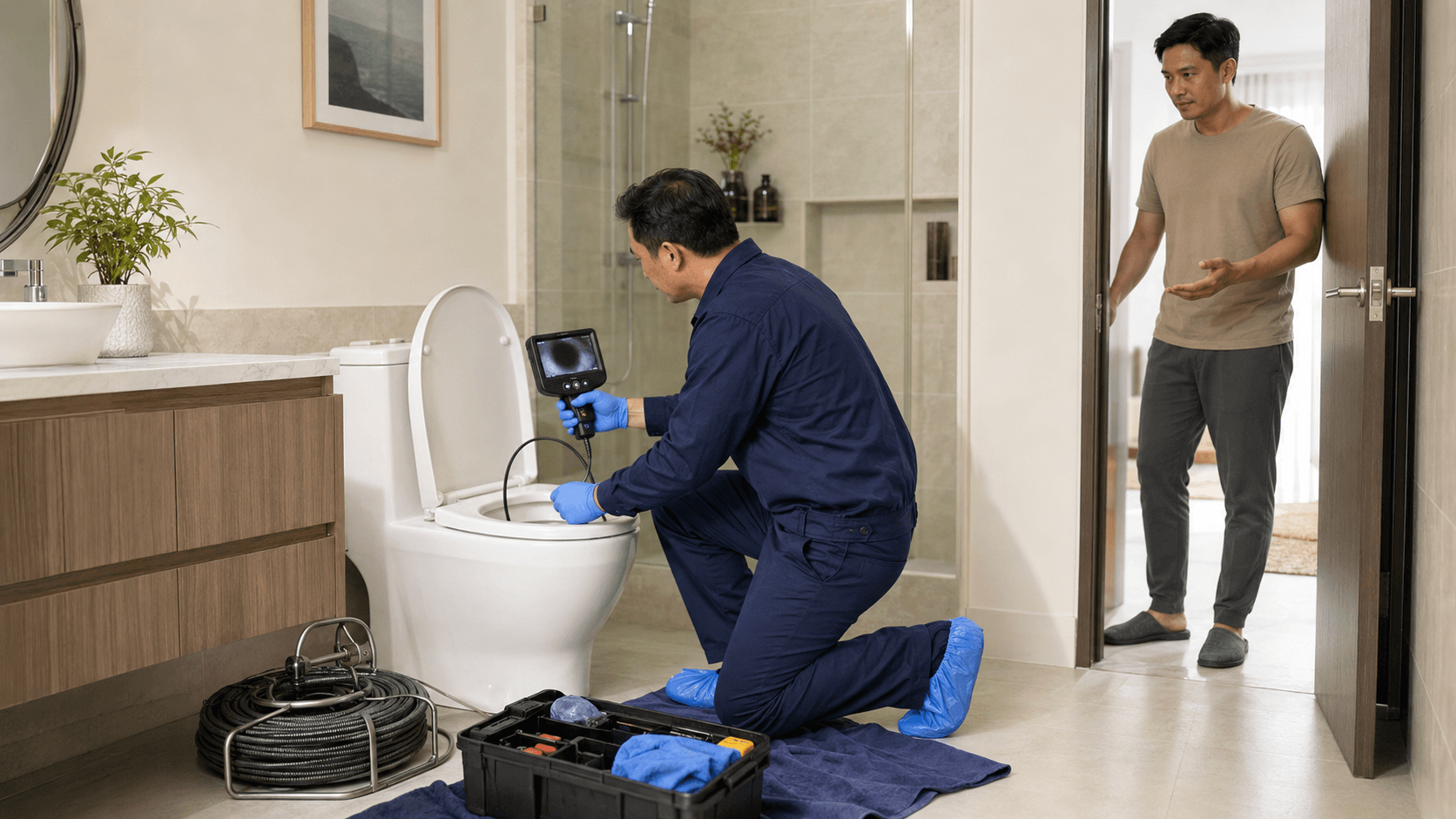 Cách thông bồn cầu tắc giấy vệ sinh tại nhà an toàn, dễ làm