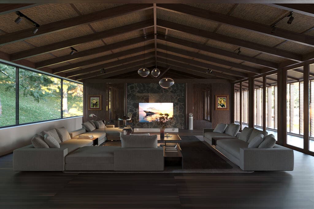 An Yên Villas mở không gian sống giữa đồi cây với mái nhà gợi nét truyền thống