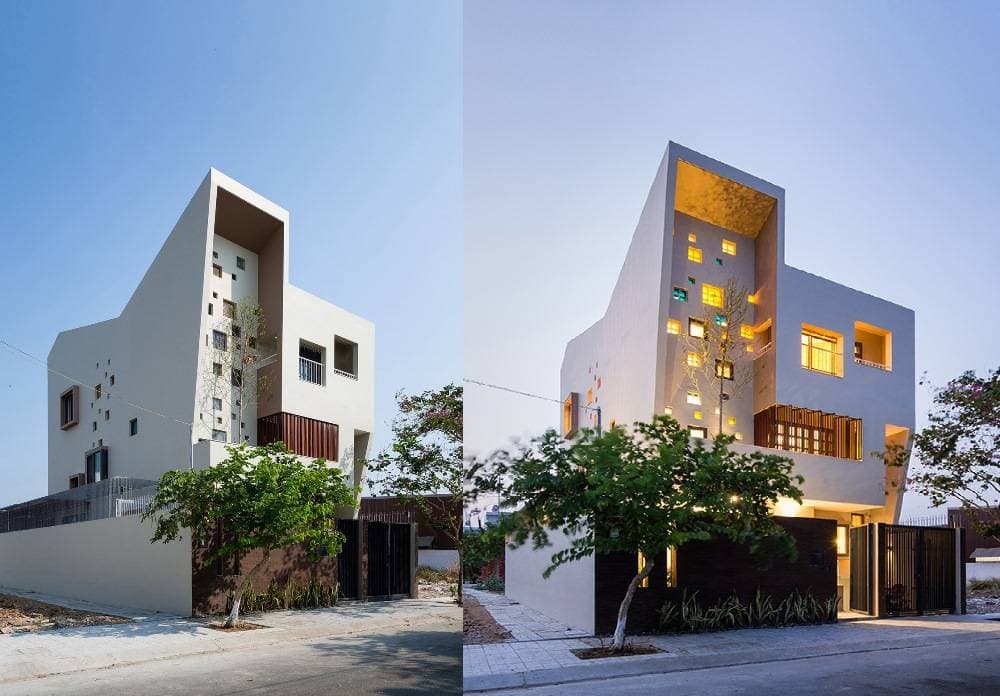 Thích mê 2H House - ngôi nhà sở hữu những ô cửa bằng gạch kính đầy màu sắc ở Sài Gòn