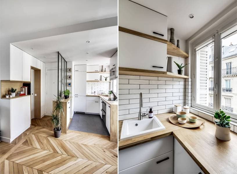 Căn nhà 38m2 tại Paris, hoàn toàn lột xác chỉ với số tiền khiêm tốn