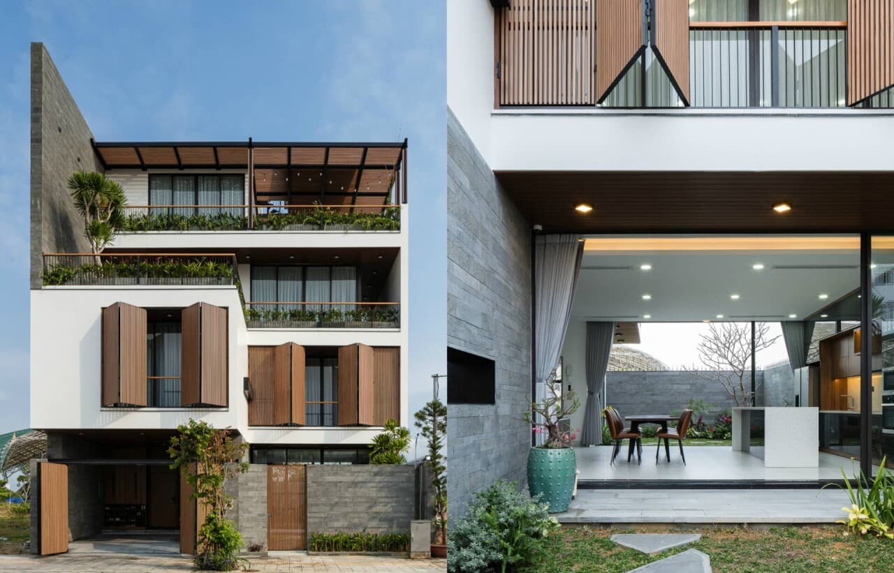 Căn biệt thự Trung Villa ở Đà Nẵng sở hữu vẻ ngoài độc đáo khiến ai cũng phải ngoái nhìn!