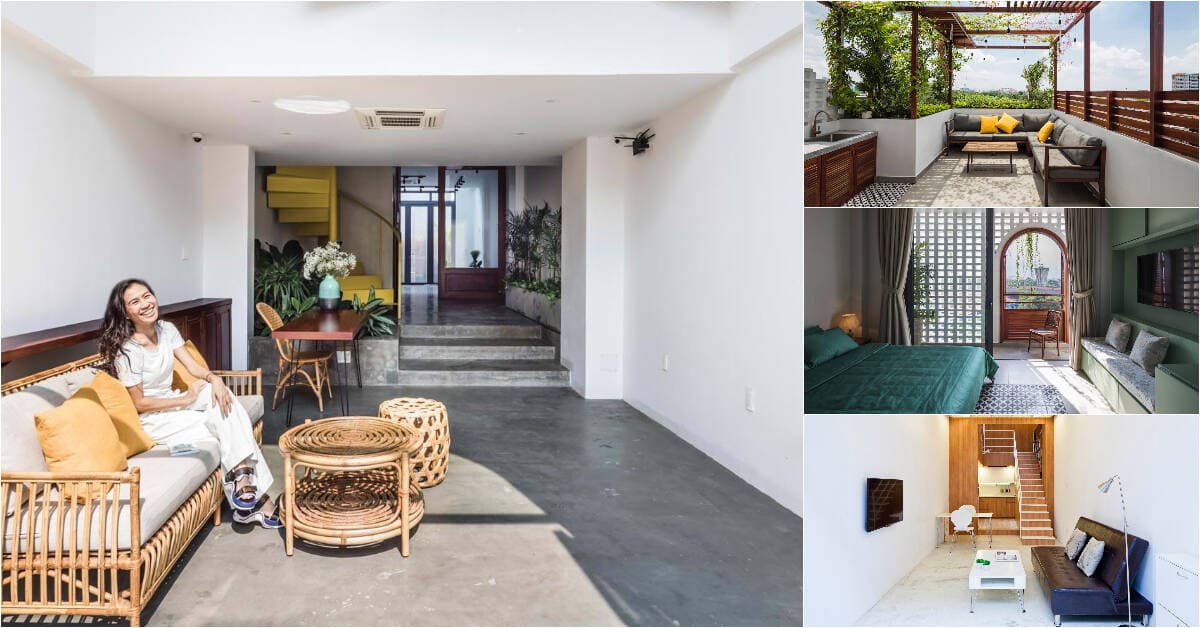 Tổng hợp nhà ống chiều ngang dưới 4m: Thiết kế khéo léo để khắc phục nhược điểm thiếu sáng điển hình