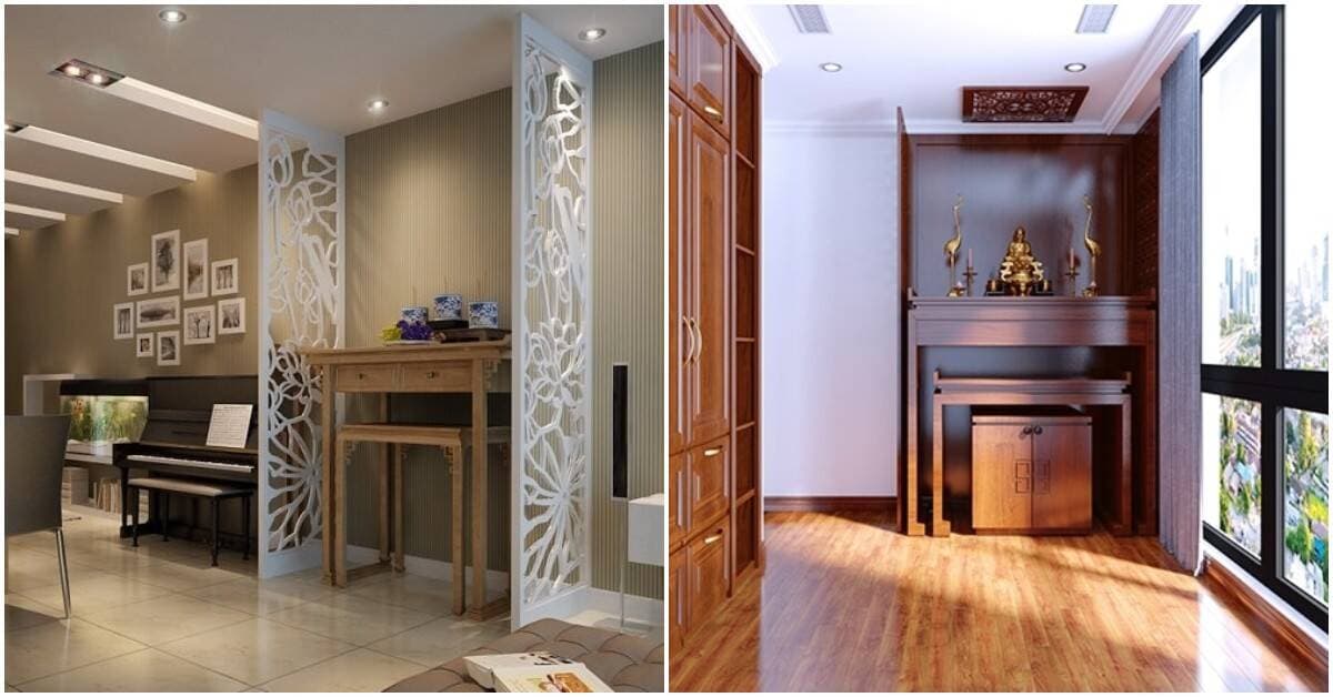 Những lưu ý khi đặt bàn thờ trong phòng khách giúp mang lại tài lộc, sức khỏe