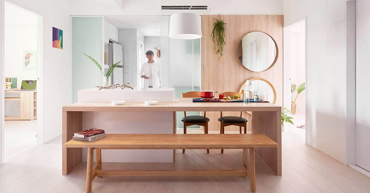 Căn hộ 97m2 thiết kế màu sắc tươi tắn giúp gia chủ cải thiện tâm trạng