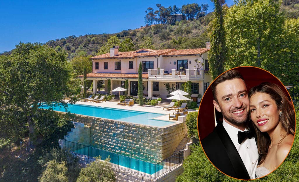 Có gì trong biệt thự 1200m2 trị giá 35 triệu đô của vợ chồng Justin Timberlake?