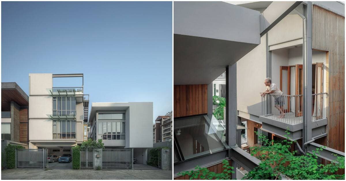 Hai anh em trung tuổi xây nhà cạnh nhau để bầu bạn và hỗ trợ nhau tuổi già