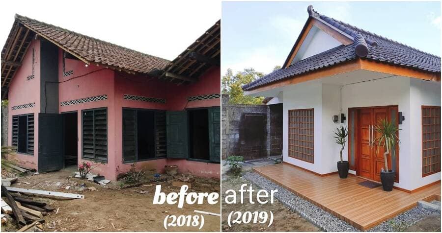 Chỉ thực hiện một số bước cải tạo đơn giản, nhà 1 tầng ẩm thấp trở nên hiện đại, thông thoáng